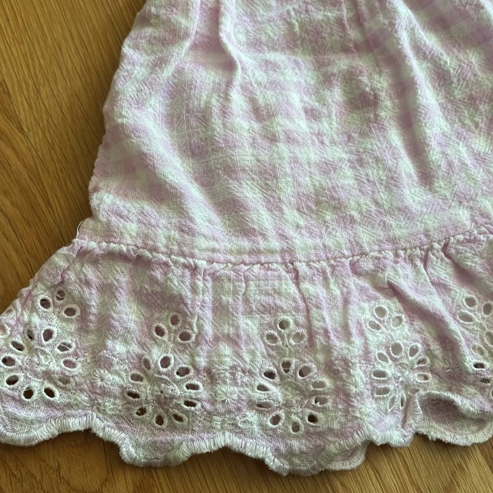 18M Cat & Jack Light Pink Gingham Dress
